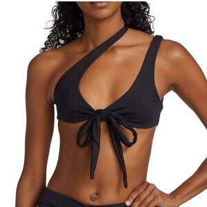 NWT Good American Bikini Versatile Black Top